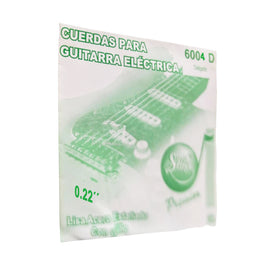 CUERDA 4TA. SUELTA P/ GUITARRA ELECTRICA  LISA ACERO ESTAÑAO (.022)    SONATINA     6004-D