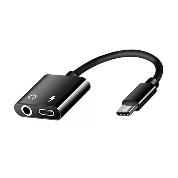 Adaptador USB tipo C para carga y audifonos  RADOX   700-126