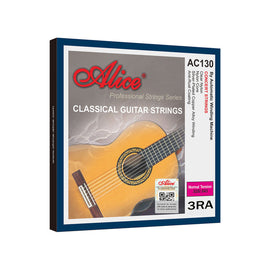 CUERDA SUELTA 3ra. DE NYLON PARA GUITARRA ACUSTICA TRANSPARENTE  ALICE  AC130-N-3