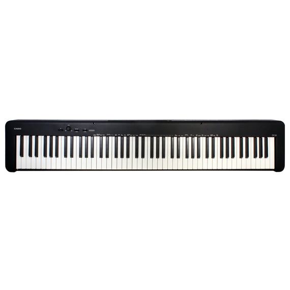 Piano digital de 88 teclas con acción de martillo a escala II, tres niveles de sensibilidad, polifonía máxima de 64 notas, 10 tonos  CASIO  CDP-S160