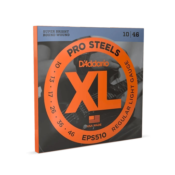 JGO. DE CUERDAS PARA GUITARRA ELÉCTRICA CAL. 10-46  D ADDARIO   EPS-510