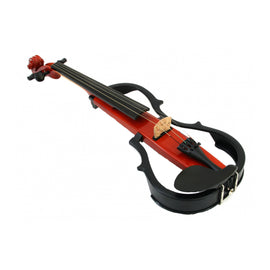 VIOLIN ELECTRICO CARAYA CAFE CON ESTUCHE  EV-30BN