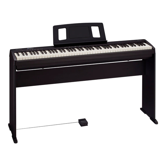 Piano digital Roland 88 Teclas, con base, Bluetooth, color negro  Roland  FP-10-BK-C