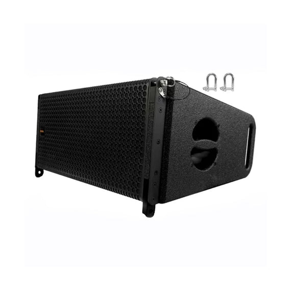 CAJA PARA ARREGLO LINEAL AMPLIFICADA 800w RMS, CON 2 BOCINAS DE 10