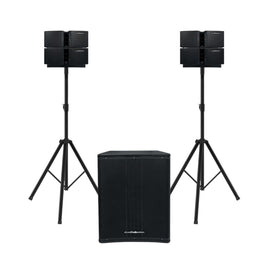 Sistema de audio Line Array Con Subwoofer 18"  AUDIOBAHN   MURDER18X