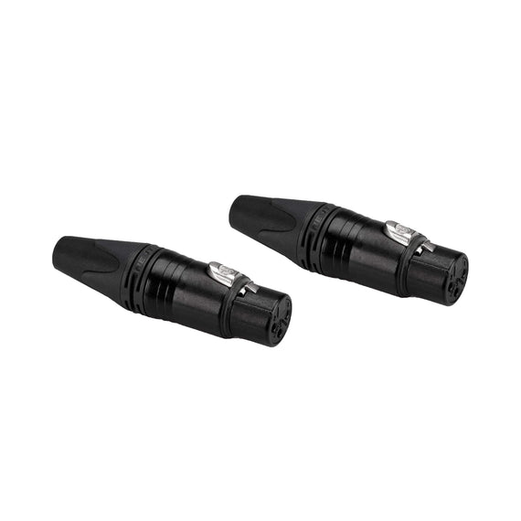 PAQ. 2 PZAS. DE CONECTOR XLR HEMBRA P/PLATA NEUTRIK NC3FXX-BAG(2)