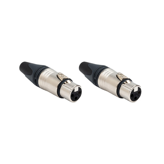 PAQ. 2 PZAS. DE CONECTOR XLR HEMBRA NEUTRIK    NC3FXX(2)