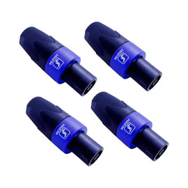 PAQ. 4 PZAS. DE PLUG SPEAKON MACHO PARA SOLDAR  SOLCOR   SPE4SOL(4)