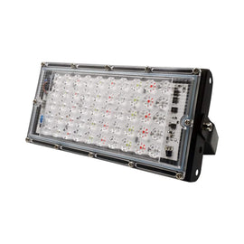 REFLECTOR DE LEDS RGB 30w, LUZ FRIA 6500K   TIANLAI  R18W30MM28