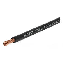 Metro de cable thhw-ls 14 awg negro  VOLTECK   CAB-14N - Hergui Musical