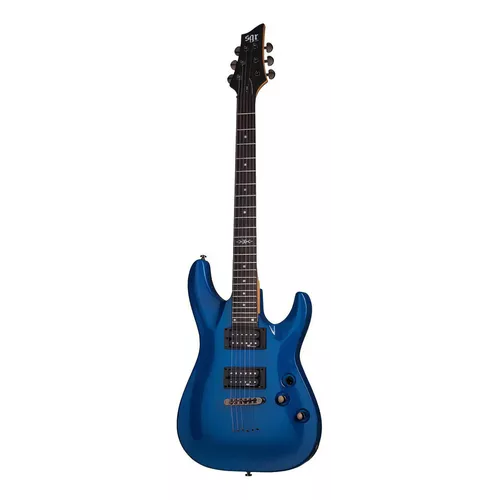 Guitarra eléctrica SGR, color Azul Eléctrico, cuerpo de tilo, tapa arqueada, brazo de maple, diapasón depalo de rosa  SGR BY SCHECTER  C-1-EBU