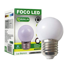 Foco Led 5w, color Blanco Base E27  TIANLAI  B04W1B