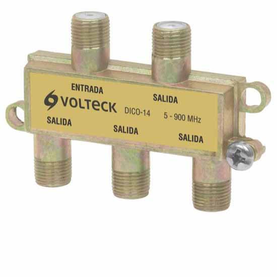 Divisor de 1 entrada y 4 salidas coaxial  VOLTECK  DICO-14 - Hergui Musical