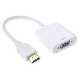 Convertidor HDMI a VGA BROBOTIX , VGA (D-Sub), HDMI, Macho/hembra, Color blanco  ACCRBT900  110910 - Hergui Musical