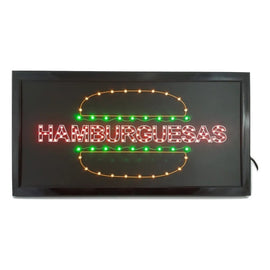 ANUNCIO LUMINOSO DE LEDS "HAMBURGUESA"  RADOX   246-413 - Hergui Musical