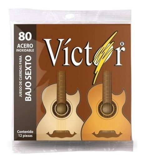 ENCORDADURA DE BAJO SEXTO  VICTOR   80 - herguimusical