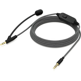 Cable de extensión de audio para audífonos premium con micrófono tipo boom integrado, 2 metros de longitud, actualiza tus audífonos con un micrófono en línea para una VoIP clara  BEHRINGER  BC12 - Hergui Musical