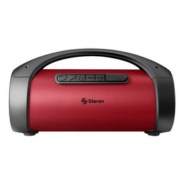 Bocina Bluetooth BoomBox TWS, 350 W PMPO, roja  STEREN   BOOM-130RO - herguimusical