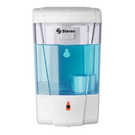 Dispensador de gel antibacterial o jabón líquido, automático de 600 ml  STEREN   DISP-GEL - herguimusical