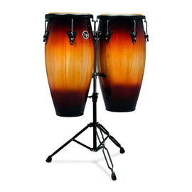 JGO. DE CONGAS SERIE CITY 11" & 12" MADERA SOMBREADA C/ ATRIL  LP  LATIN PERCUSSION  LP647NY-VSB - Hergui Musical