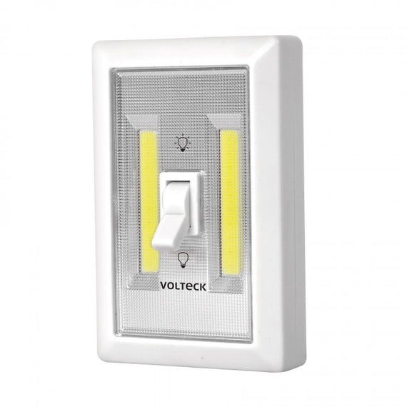 LUZ LED 200 IM PARA PARED CON INTERRUPTOR CON 3 PILAS AAA  VOLTECK  LUZ-AP - Hergui Musical