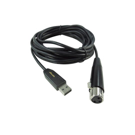 CABLE BEHRINGER INTERFACE USB A LÍNEA ESTÉREO 1/4", IDEAL PARA GRABAR INSTRUMENTOS MUSICALES ELECTRÓNICOS, CABLE DE 2 METROS, CONEXIÓN SIMPLE PLUG&PLAY A COMPUTADORAS MAC Y PC  MIC-2-USB - Hergui Musical