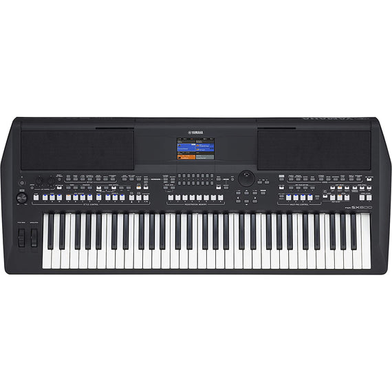 TECLADO PROFESIONAL (INCLUYE ADAPTADOR PA300C)  YAMAHA   PSRSX600 - Hergui Musical