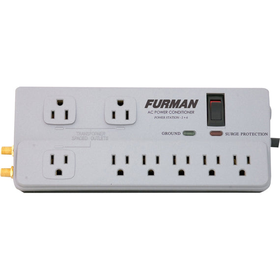 REGULADOR ACONDICIONADOR ENERGÍA  FURMAN   PST-2+6 - herguimusical