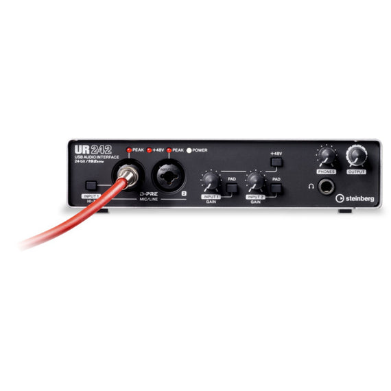 INTERFAZ DE AUDIO USB 2X2 CH I/O @192KHZ CON DSP Y FX  STEINBERG   UR242 - herguimusical