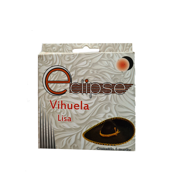 JGO. DE 5 CUERDAS P/ VIHUELA NYLON LISA  ECLIPSE   VH-21 - Hergui Musical